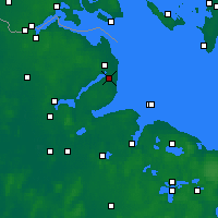 Nearby Forecast Locations - Karby - Carte