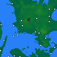 Nearby Forecast Locations - Sorø - Carte