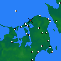 Nearby Forecast Locations - Tisvilde - Carte