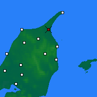 Nearby Forecast Locations - Ålbæk - Carte