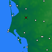Nearby Forecast Locations - Ølgod - Carte