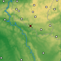 Nearby Forecast Locations - Florenville - Carte