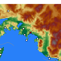 Nearby Forecast Locations - Göcek - Carte