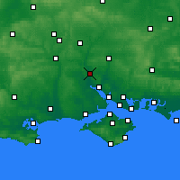 Nearby Forecast Locations - Romsey - Carte
