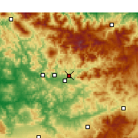 Nearby Forecast Locations - Taounate - Carte