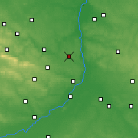 Nearby Forecast Locations - Ożarów - Carte