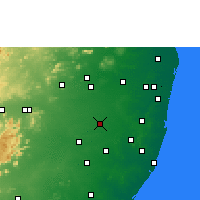 Nearby Forecast Locations - Kanchipuram - Carte
