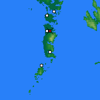 Nearby Forecast Locations - Hebrides S - Carte