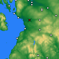 Nearby Forecast Locations - Kilmarnock - Carte