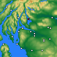 Nearby Forecast Locations - Loch Lomond - Carte
