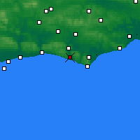 Nearby Forecast Locations - Newhaven - Carte