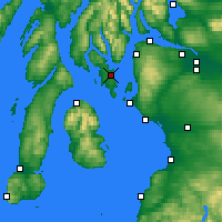 Nearby Forecast Locations - Rothesay - Carte