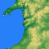 Nearby Forecast Locations - Barmouth - Carte