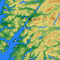 Nearby Forecast Locations - Fort William - Carte