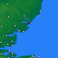 Nearby Forecast Locations - Harwich - Carte