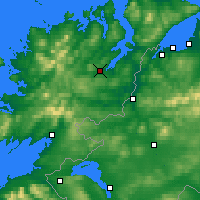 Nearby Forecast Locations - Letterkenny - Carte