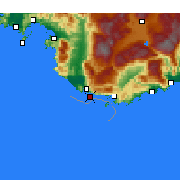 Nearby Forecast Locations - Patara - Carte