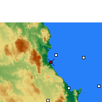 Nearby Forecast Locations - Fourmile Beach - Carte