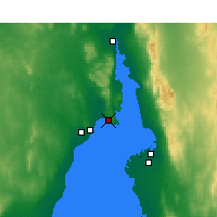 Nearby Forecast Locations - False Bay - Carte