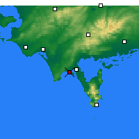 Nearby Forecast Locations - Sandy Point - Carte