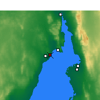 Nearby Forecast Locations - Whyalla - Carte