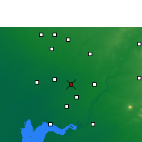 Nearby Forecast Locations - Nadiad - Carte