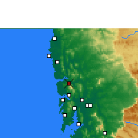 Nearby Forecast Locations - Shirsad - Carte