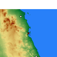 Nearby Forecast Locations - Port Safaga - Carte