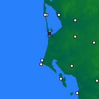 Nearby Forecast Locations - Bork Havn - Carte