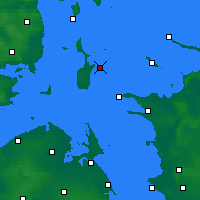 Nearby Forecast Locations - Oure - Carte