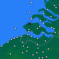 Nearby Forecast Locations - Veerse Meer - Carte