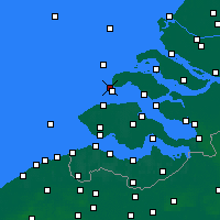 Nearby Forecast Locations - Renesse - Carte