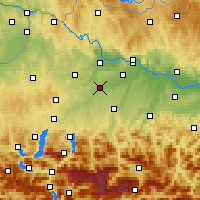 Nearby Forecast Locations - Wels - Carte