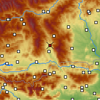 Nearby Forecast Locations - Wolfsberg - Carte