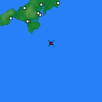 Nearby Forecast Locations - Lizard Point - Carte