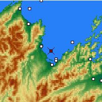 Nearby Forecast Locations - Baie de Tasman - Carte