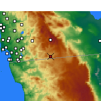 Nearby Forecast Locations - Campo - Carte