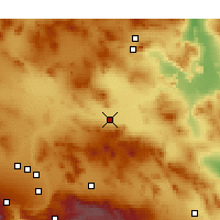 Nearby Forecast Locations - Barstow - Carte