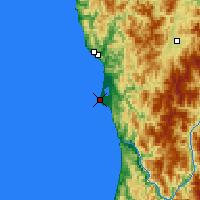 Nearby Forecast Locations - Crescent City - Carte
