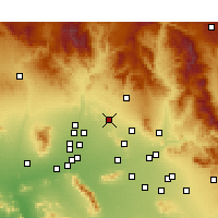 Nearby Forecast Locations - Phoenix Deer V. - Carte
