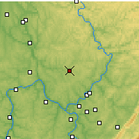 Nearby Forecast Locations - Pittsburgh-Butler Regional (Aéroport) - Carte
