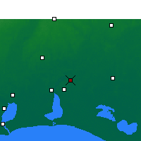 Nearby Forecast Locations - Lake Charles - Carte