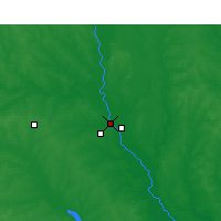 Nearby Forecast Locations - Shreveport - Carte