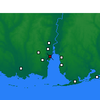 Nearby Forecast Locations - Mobile - Carte