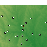 Nearby Forecast Locations - Addison - Carte