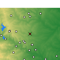 Nearby Forecast Locations - Georgetown - Carte