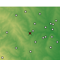 Nearby Forecast Locations - Fort Worth - Carte