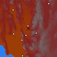 Nearby Forecast Locations - Logan - Carte