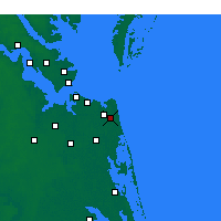 Nearby Forecast Locations - Oceana - Carte