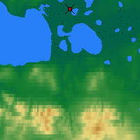 Nearby Forecast Locations - Selawik - Carte